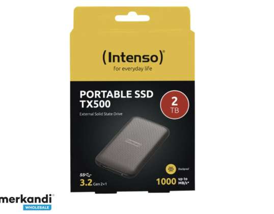 Intenso Externí SSD TX500 2TB USB 3.2 Gen 2x1 hnědá 3827470