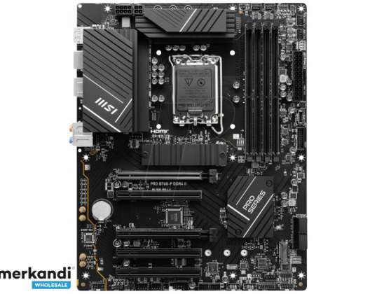 MSI PRO B760 P DDR4 II Intel Mainboard ATX 7E29 001R