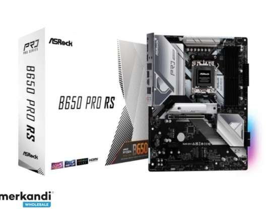 ASRock B650 Pro RS ATX AMD mātesplates melns 90 MXBL10 A0UAY