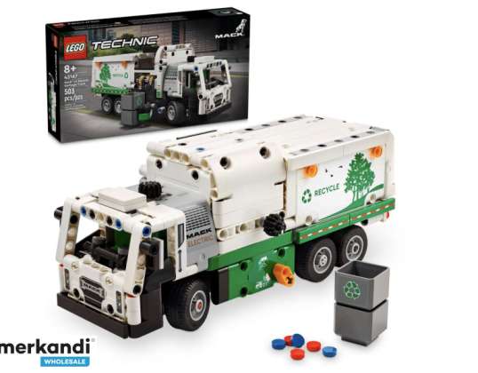 LEGO Technic Mack LR Camion elettrico della spazzatura 42167