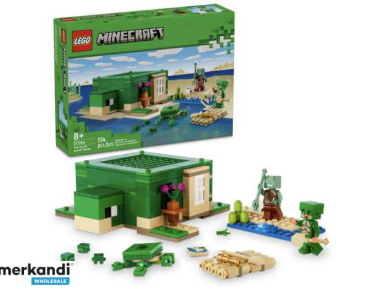 LEGO Minecraft Casa de pe plajă Turtle 21254
