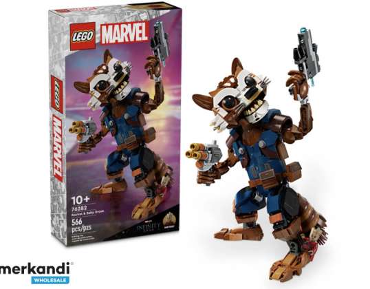 LEGO Marvel Foguete & Bebê Groot 76282