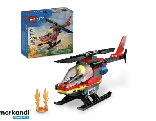 LEGO City   Feuerwehrhubschrauber  60411