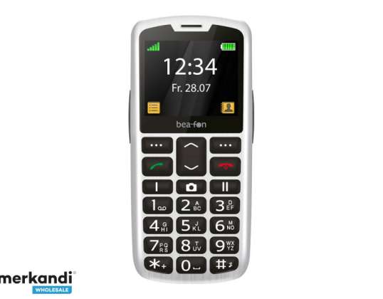 Beafon Silver Line SL260 Telefon z funkcjami Srebrny/Czarny SL260_EU001SB