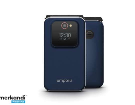 Emporia Joy V228 Flip 128MB Funktsioon Telefon Mustikas V228_001_BB