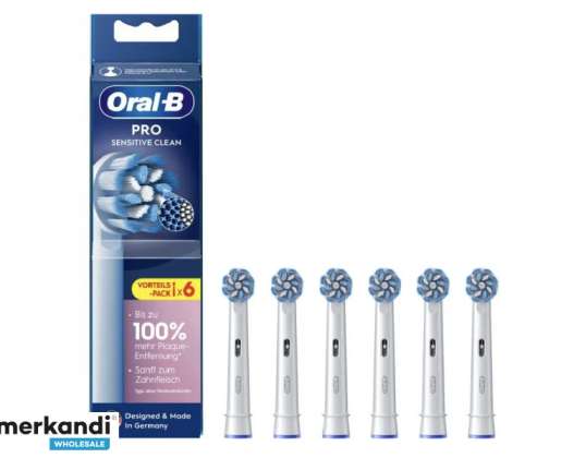 Oral B børster Pro Sensitive Clean 6 Pack 860717