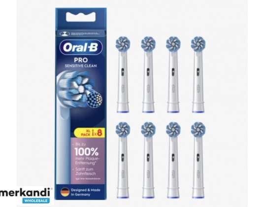 Oralne B ščetke Pro Sensitive Clean 8 pakiranja 860649