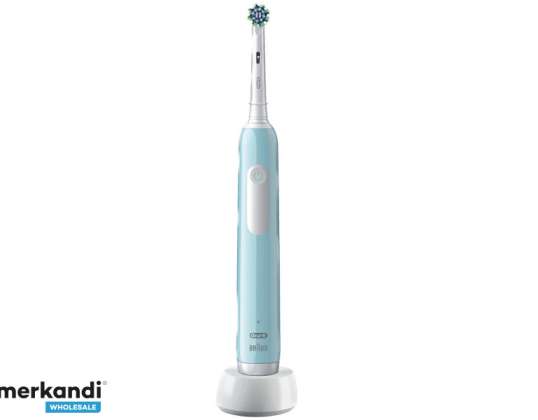 Oral B Electric Toothbrush Pro 1 Cross Action Caribbean Blue OBPRO1