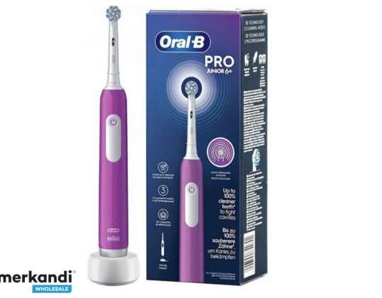 Oral B Junior Base Çocuk Elektrikli Diş Fırçası Mor 742891