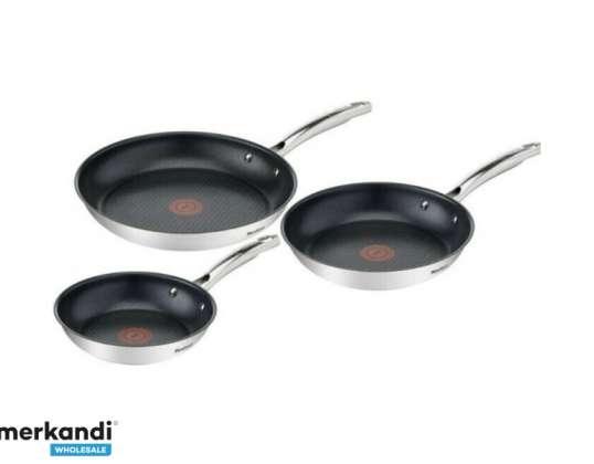 Tefal Duetto 3 pcs set 20/24/28cm frying pans stainless steel G732S3