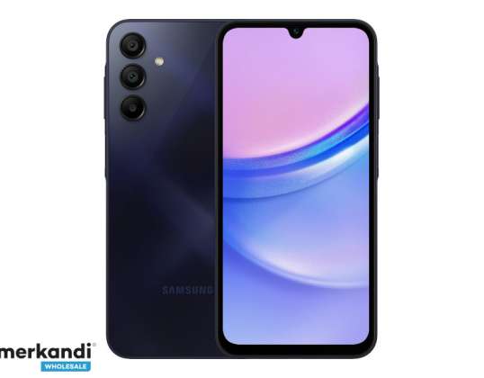 Samsung Galaxy A15 Dual Sim 4G 4/128GB Kék Fekete SM A155FZKDEUE