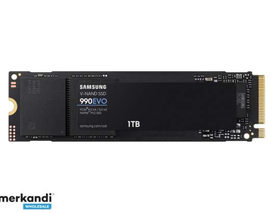 Samsung iekšējais SSD 990 EVO 1TB M.2 NVME MZ V9E1T0BW