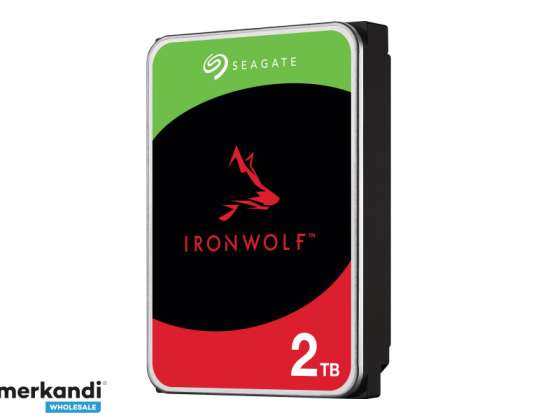 Unità disco rigido IronWolf di Seagate 3.5 da 2 TB 5400 RPM da 256 MB ST2000VN003