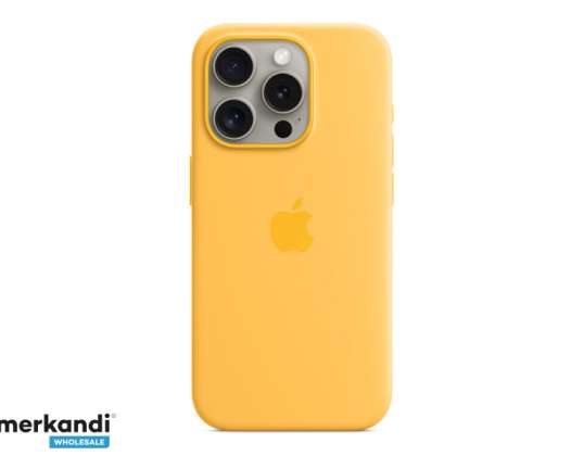 Apple iPhone 15 Pro Silikónové puzdro MagSafe Sunshine MWNK3ZM/A