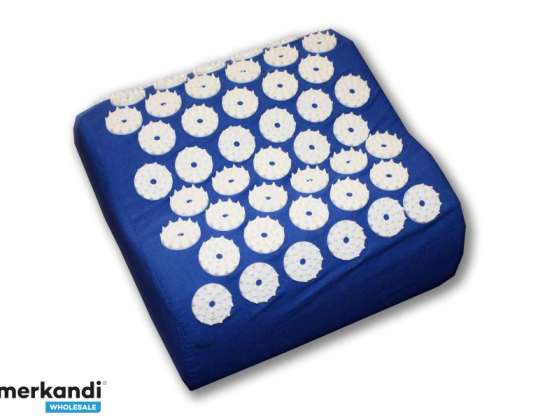 Shanti acupresión almohada / cojín de uñas (azul / 23x23cm)