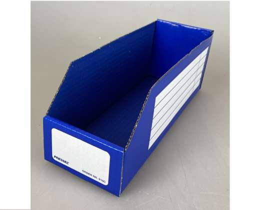 500 scatole espositive blu del magazzino 285 x 97 x 108 millimetri, commercio all'ingrosso restante dei pallet di riserva per i rivenditori