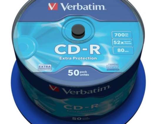 CD R 80 Verbatim 52x DL 50er Cakebox 43351