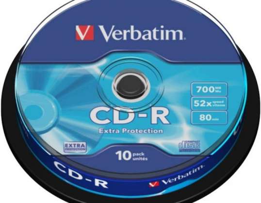 CD R 80 Verbatim 52x DL 10kom Kutija za kolače 43437