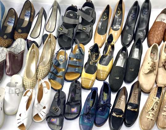 50 pár cipő, sportcipő keveréke különböző modellekből és méretekből, vásároljon nagykereskedelmi online boltban a maradék készletet