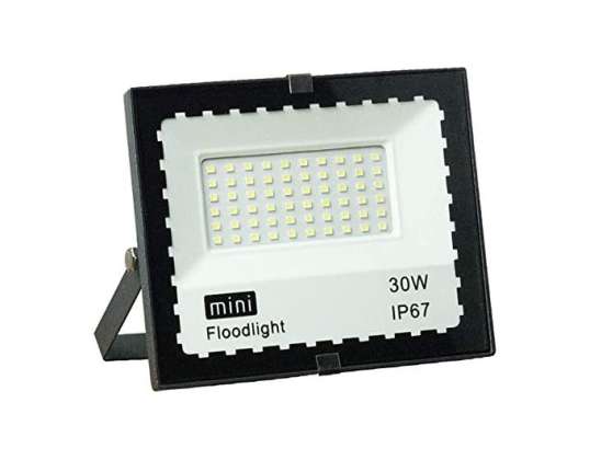 PR-1101 LED 30W prožektoru konstrukcijas gaisma 2700lm IP67 - balta gaisma