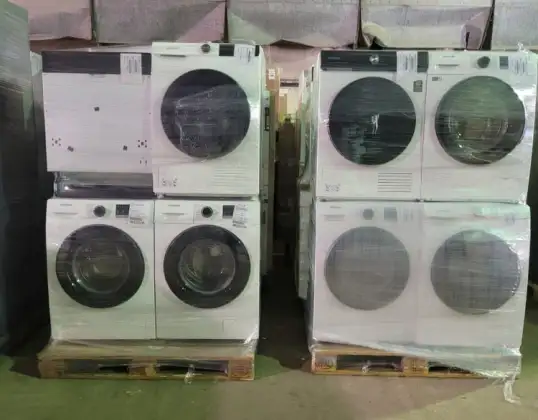 Samsung Lavatrici Asciugatrici Lavastoviglie Acquista merce restituita Rimanenze di magazzino all'ingrosso 132 pezzi 1 camion