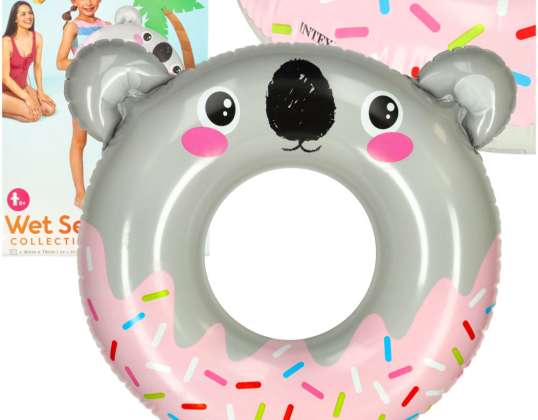 INTEX 59266 Swimming ring inflatable wheel beach dinghy koala max 40kg