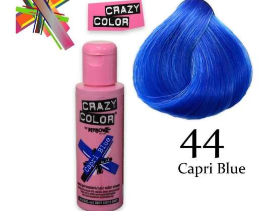 CRAZY COLOR CAPRI BLU 44 ML100