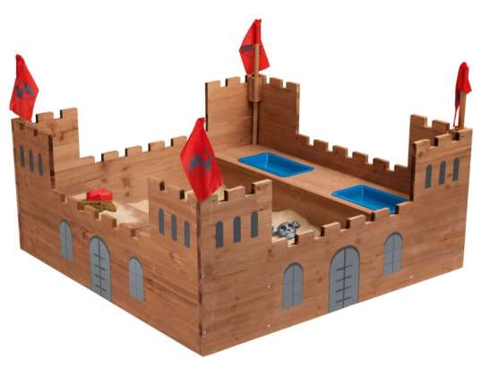 Zamek Rycerski - Drewniany - NOWOŚĆ - Oryginalne pudełko - Ogród - Zabawki - Dzieci - Plac zabaw