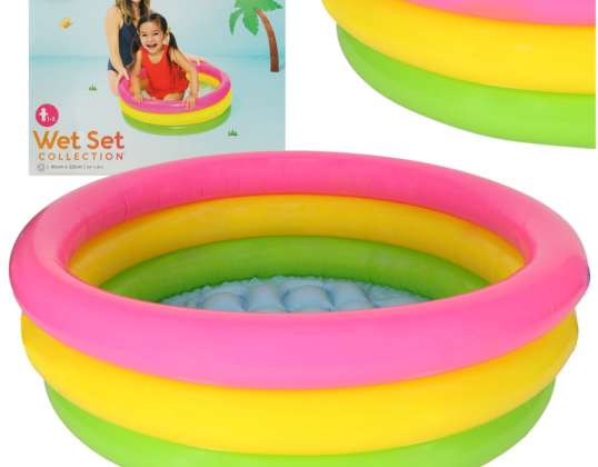 INTEX 57107 Children's Inflatable Garden Pool Rainbow