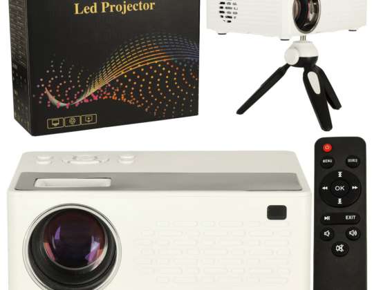 Projector Portable Projector LED TFT LCD 16:9 1920x1080 USB 20W white