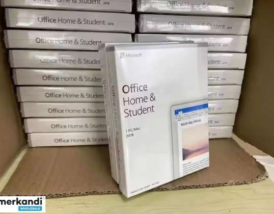 Microsoft Office 2019 Έκδοση για οικιακή χρήση και μαθητές πολύγλωσσο | 1 PC (Windows 10) / Mac, διαρκής άδεια χρήσης | Κουτί