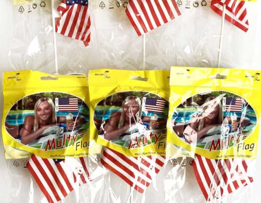 800 db USA Amerika zászlók pohártartó országzászlókkal, nagykereskedelem viszonteladói kiskereskedelem számára