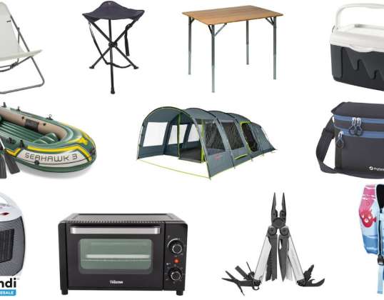 Set of 194 units of camping and outdoor accessories Back to the end of the ...