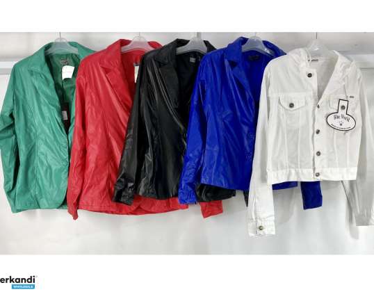 30 pièces vestes pour femmes différents modèles et tailles vêtements vêtements pour femmes, palettes de stock restant au détail
