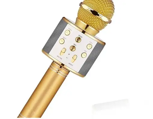 KR-2402 Magic Bluetooth karaoke mikrofons - bezvadu savienojums ar skaļruni