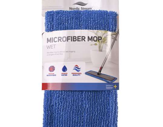 Nordic Stream microfiber mops for wet mopping