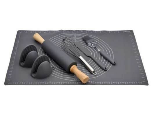 PR-1788 7-Piece Set for Cookies and Pastries - With Silicone Mat