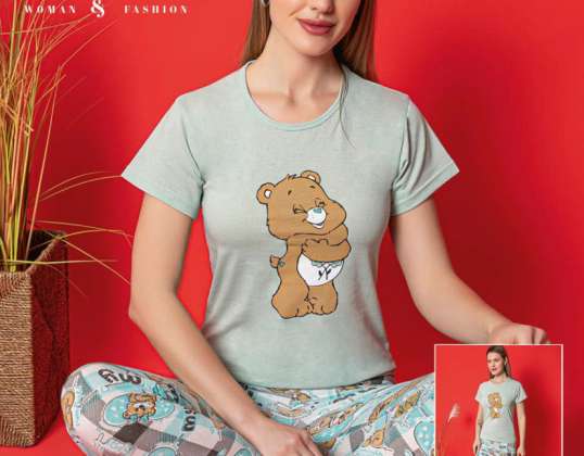 Velkoobchodní dámské pyžamo dostupné z Turecka.
