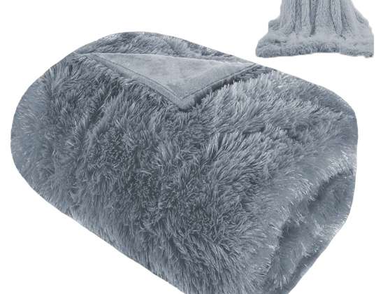 BLANKET BEDSPREAD 160X200 FURRY (WLOCH160)