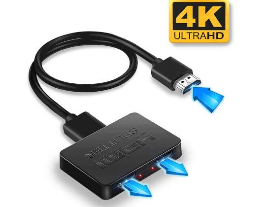 HDMI-splitter 1 inn 2 ut 4K - HDMI-forlenger