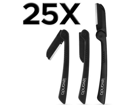 25 Dayanıklı Kaş Tıraş Bıçağı - Dermaplanning Tıraş Bıçağı - Tek Kullanımlık Tıraş Bıçağı Kadın Yüz Epilasyon - Kaş Tıraş Bıçağı