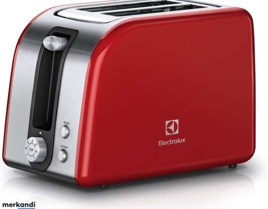 Electrolux EAT7700R тостер плюс 850 W неръждаема пластмаса четка неръждаема стомана червено