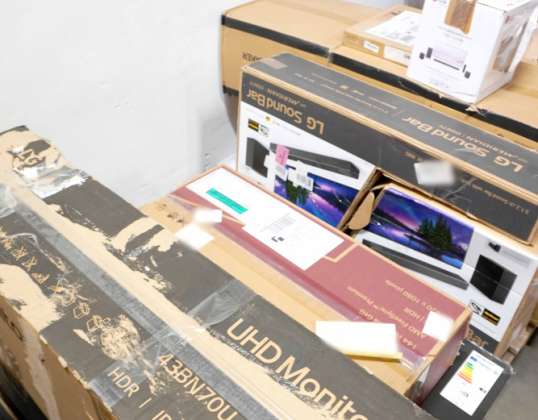 LG Multimedia - Retourneert goederen zoals laptop hifi-systeemmonitor