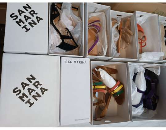 Lot of San Marina Footwear by Italian Brand: Wholesale Shoes