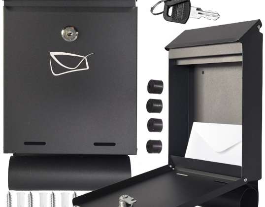 Γραμματοκιβώτιο Ταχυδρομικό κουτί Εφημερίδες Ταχυδρομείο Μεγάλος κάτοχος επιστολών για το σπίτι PO-X6
