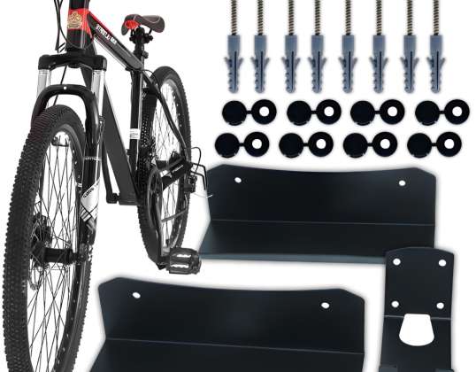SOLID jalgratta riidepuu seinahoidja jalgrattakonks pedaalile STEEL kvaliteet BH-003