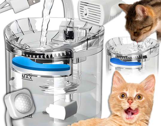 Automatic Drinking Fountain Water Fountain for Dog Cat Bowl Drinking Bowl MOTION SENSOR WF100