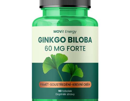 MOVit Ginkgo Biloba 60 mg FORTE  90 tobolek