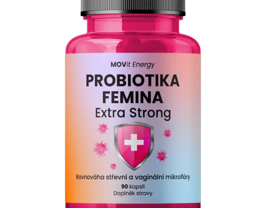 MOVit probiotikai FEMINA EXTRA STRONG 90 kapsulės