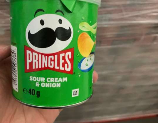 Pringles nagykereskedés 40g. Tömeges Pringles nagykereskedelmi vásárlás. Friss